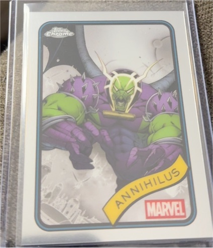 2025 Topps Chrome Marvel #118 Annihilus — front