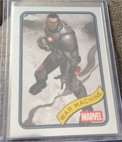 2025 Topps Chrome Marvel #194 War Machine — front