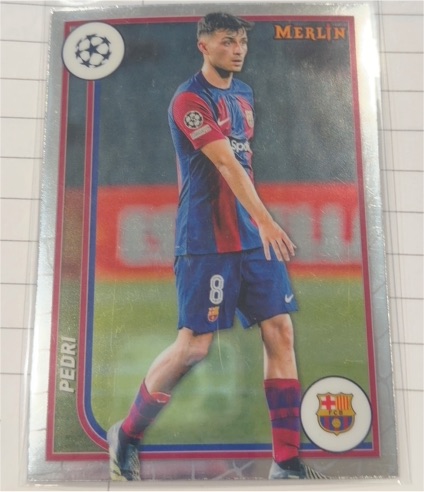 2023-24 Topps Merlin UEFA Club Competitions #33 Pedri Barcelona — front