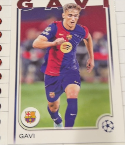 2024-25 Topps UEFA Club Competitions #6 Gavi — front