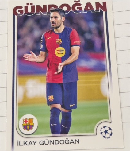 2024-25 Topps UEFA Club Competitions #185 Ilkay Gündoğan — front