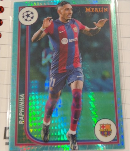 2023-24 Topps Merlin UEFA Club Competitions #35 Raphinha — front