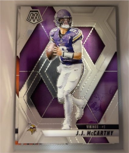 2025 Panini Mosaic #195 J.J. McCarthy — front