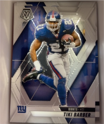 2025 Panini Mosaic #12 Tiki Barber — front