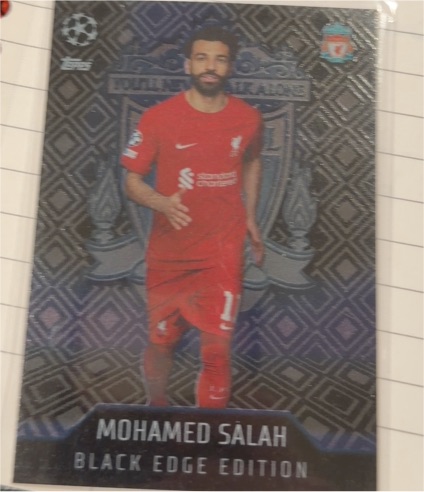 2022-23 Topps Match Attax UEFA Champions League Black Edge Edition #462 Mohamed Salah — front