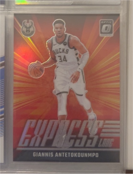 2024-25 Panini Donruss Optic #22 Giannis Antetokounmpo Express Lane — front