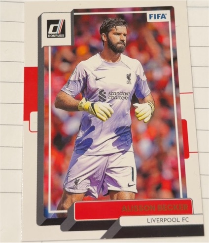 2022-23 Donruss #74 Alisson Becker — front