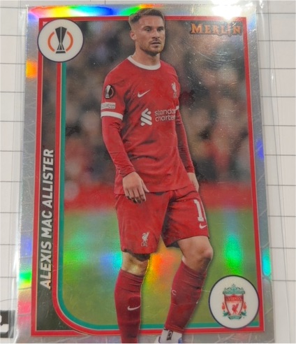 2023-24 Topps Merlin UEFA Club Competitions #72 Alexis Mac Allister — front