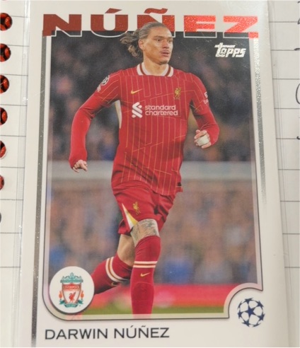 2024-25 Topps UEFA Club Competitions #89 Darwin Núñez — front