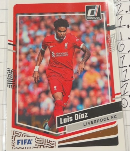 2023-24 Donruss #84 Luis Díaz Liverpool FC — front