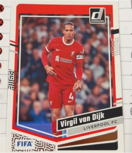 2023-24 Panini Donruss Soccer #100 Virgil van Dijk — front