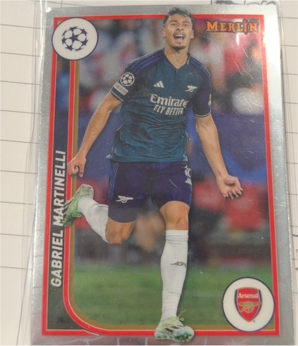 2023-24 Topps Merlin #10 Gabriel Martinelli — front