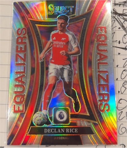 2024-25 Panini Select Premier League Equalizers #17 Declan Rice — front