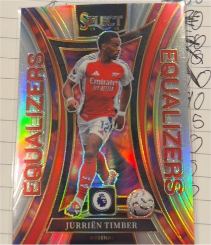 2024-25 Panini Select Premier League #5 Jurriën Timber Equalizers — front