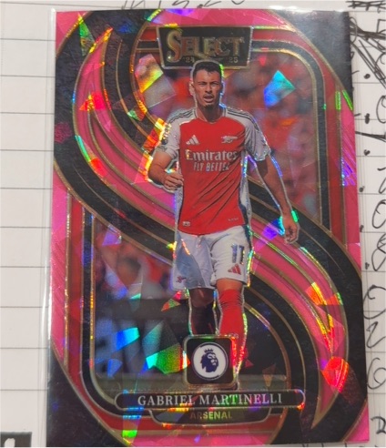 2024-25 Panini Select Premier League #134 Gabriel Martinelli — front