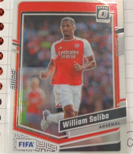 2023-24 Panini Donruss Optic #73 William Saliba — front