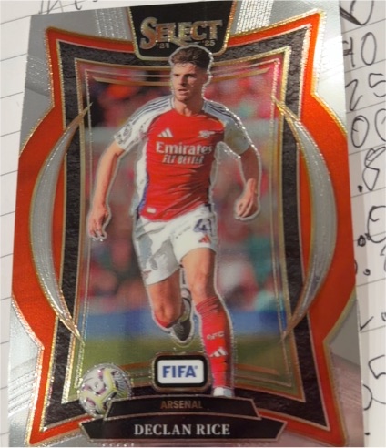 2024-25 Panini Select FIFA #15 Declan Rice — front