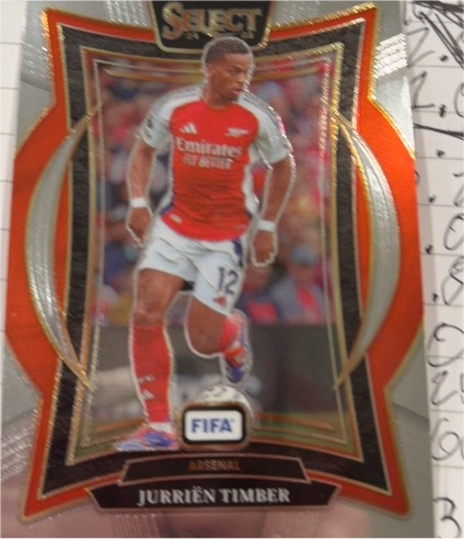 2024-25 Panini Select FIFA #14 Jurrien Timber — front