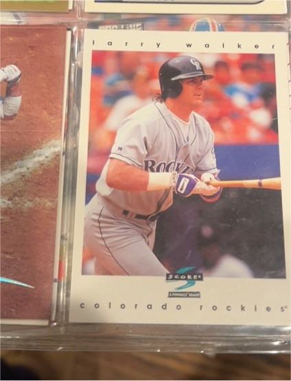 1997 Score #176 Larry Walker — front