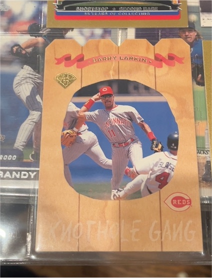 1997 Leaf Knothole Gang #11 Barry Larkin — front