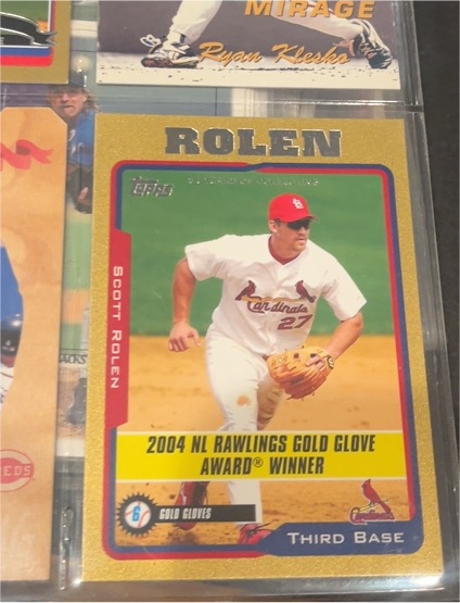 2005 Topps Gold Glove #708 Scott Rolen — front