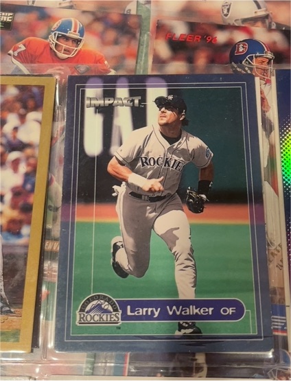 2000 Fleer Impact #83 Larry Walker — front