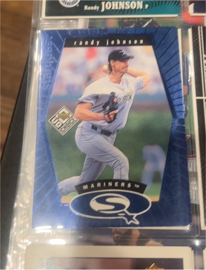 1999 Upper Deck Choice #SQ12 Randy Johnson — front