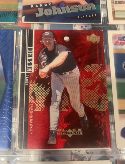 2000 Upper Deck Black Diamond Rookie Edition #58 Randy Johnson — front