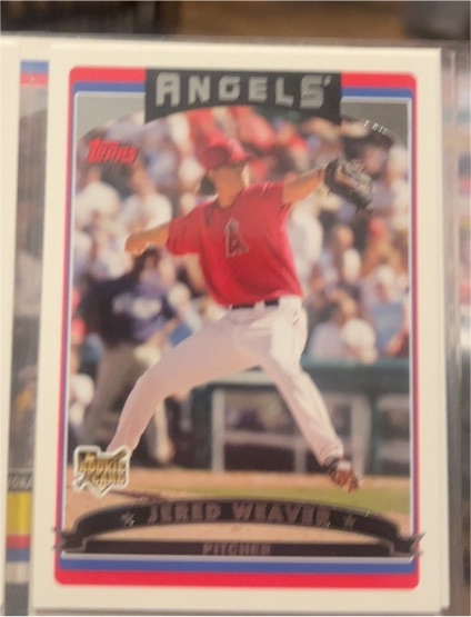 2006 Topps Updates & Highlights #UH140 Jered Weaver — front