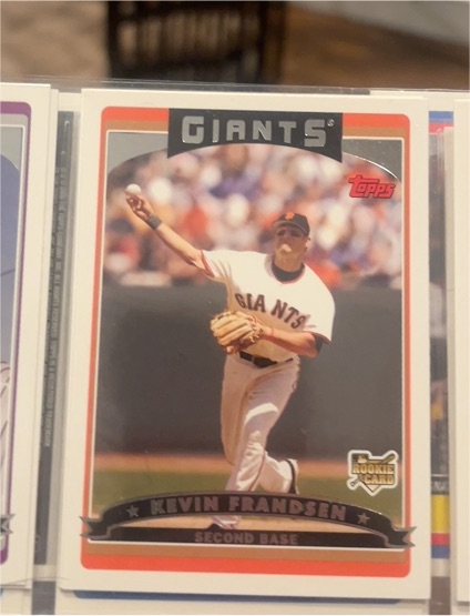 2006 Topps Update #UH136 Kevin Frandsen Rookie Card — front