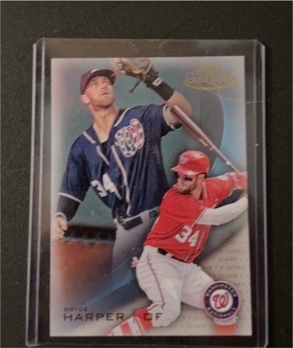 2016 Topps Gold Label #34 Bryce Harper — front