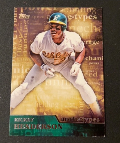2015 Topps Archetypes #A-1 Rickey Henderson — front