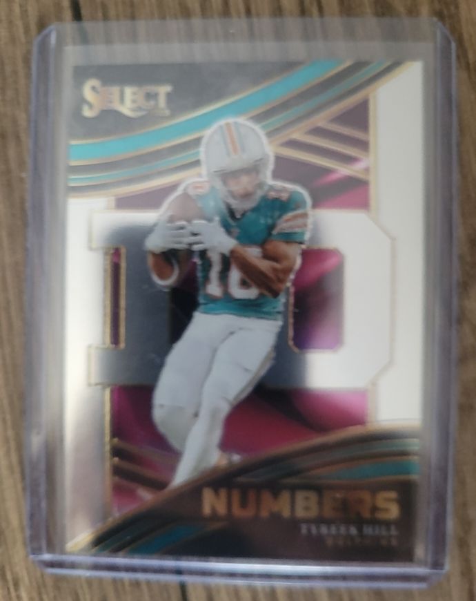 2023 Panini Select #NMB-THI Tyreek Hill Select Numbers — front