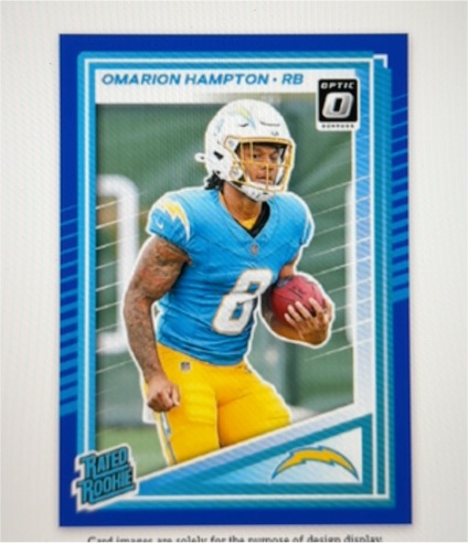 2025 Panini Donruss #303 Omarion Hampton — front