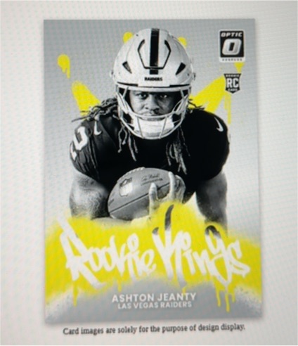 2025 Panini Donruss Optic Rookie Kings Ashton Jeanty — front