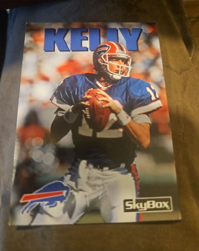 1992 SkyBox Impact #001 Jim Kelly — front