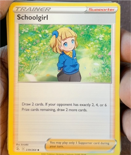 2021 Pokémon SWSH08: Fusion Strike #239 Schoolgirl — front