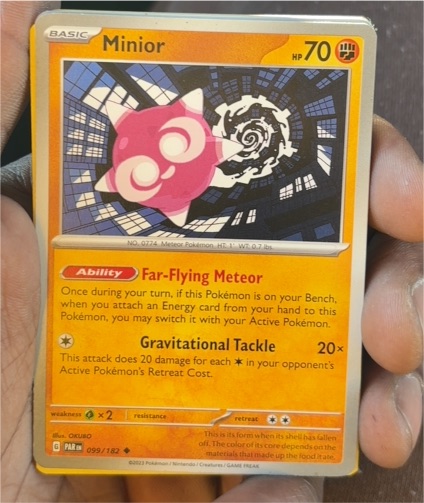 2023 Pokémon Scarlet & Violet Paradox Rift #099 Minior — front