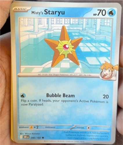 2025 Pokémon SV10: Destined Rivals #046 Misty's Staryu — front
