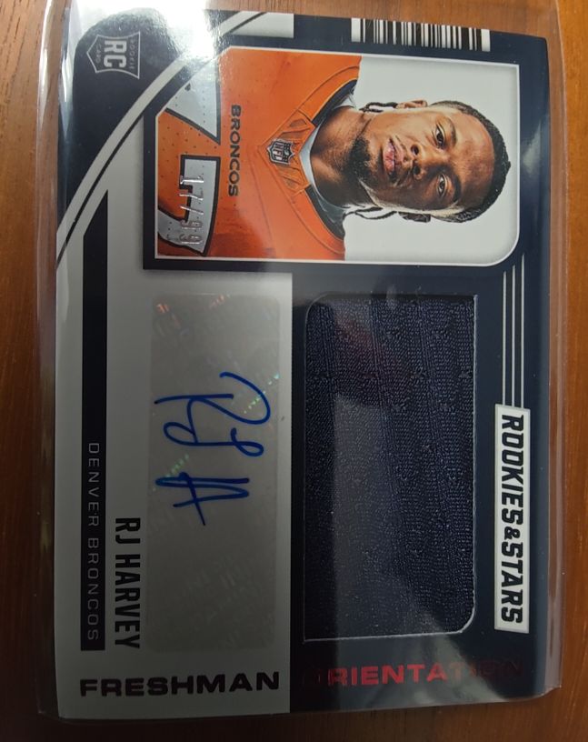 2025 Panini Rookies & Stars Freshman Orientation #FO-RH RJ Harvey — front