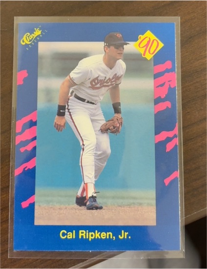 1990 Classic Blue #24 Cal Ripken, Jr. — front
