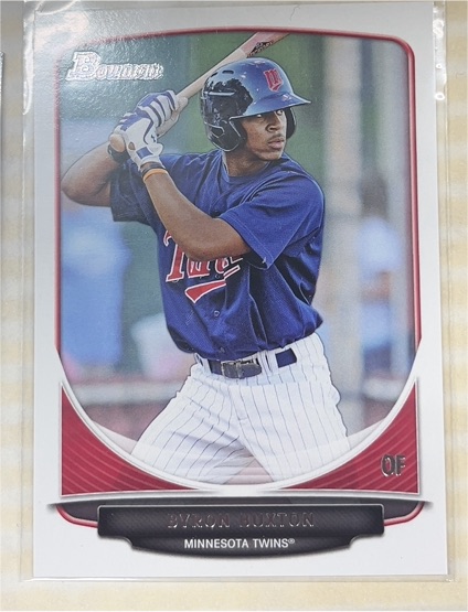 2013 Bowman Prospects #BP1 Byron Buxton — front