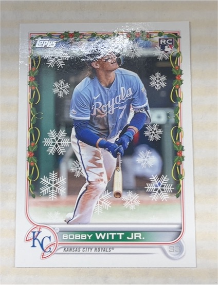2022 Topps Holiday #HW150 Bobby Witt Jr. — front