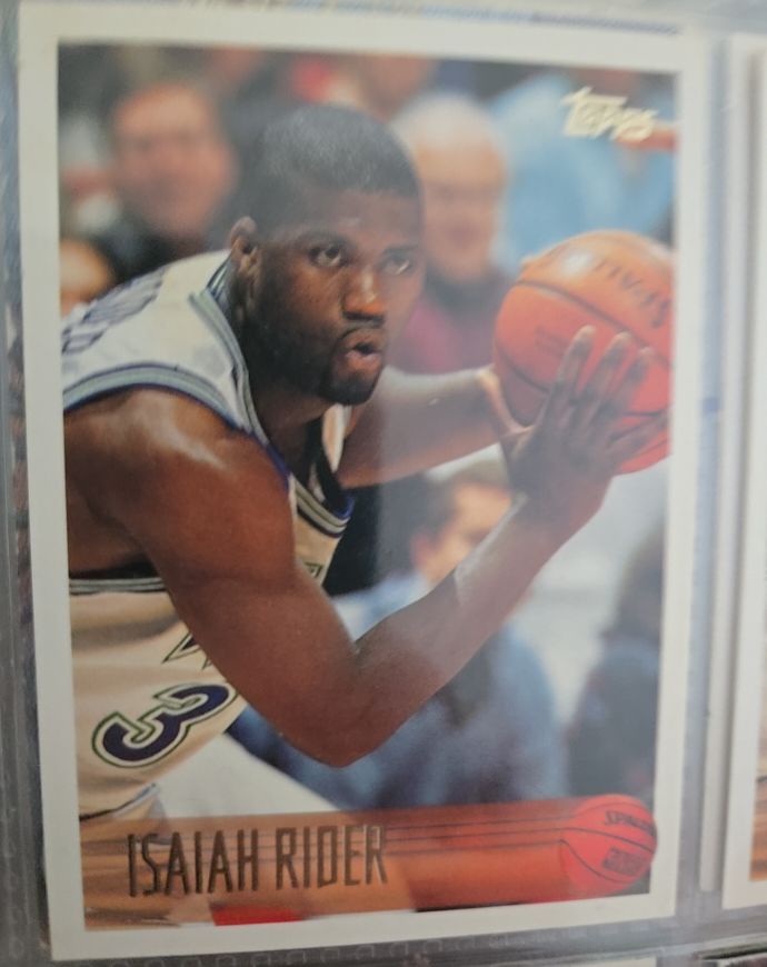 1996-97 Topps #102 Isaiah Rider — front