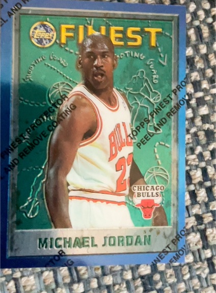 1995-96 Topps Finest #90 Michael Jordan — front