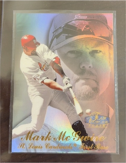 1998 Flair Showcase Row 3 #9 Mark McGwire — front