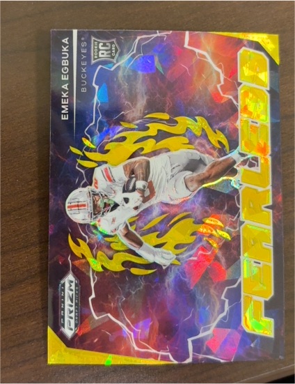 2025 Panini Prizm Draft Picks #F-EEG Emeka Egbuka — front