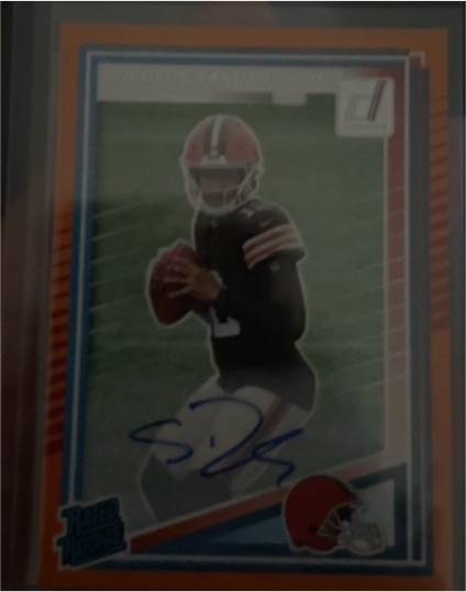 2025 Panini Donruss #306 Shedeur Sanders — front