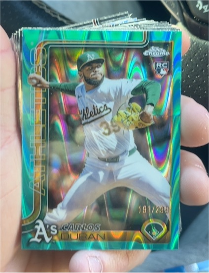 2025 Topps Chrome Update #USC84 Carlos Duran — front