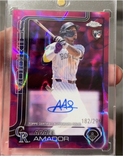 2025 Topps Chrome #RA-AA Adael Amador — front